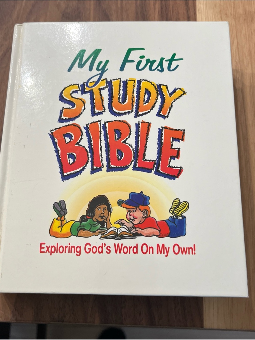 My First Study Bible - White Kids' Illustrated Hardcover